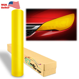 Tint Matte Yellow Taillight Headlight Tint Film