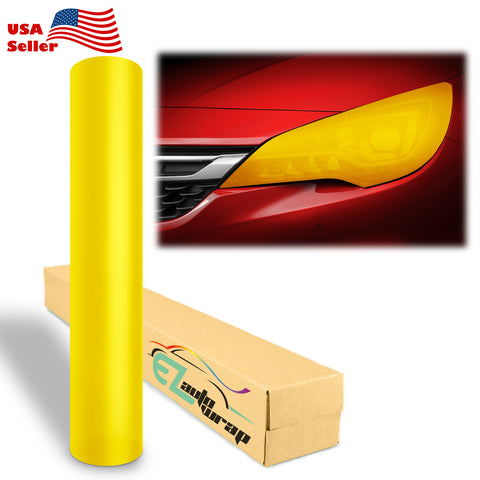 Tint Matte Yellow Taillight Headlight Tint Film