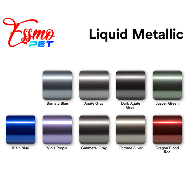 PET Liquid Metallic Klein Blue Vinyl Wrap