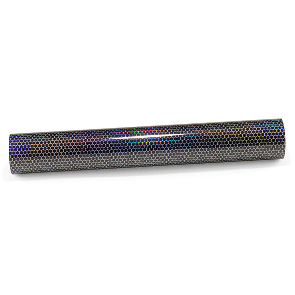 Hex Holographic Black Rainbow Vinyl Wrap