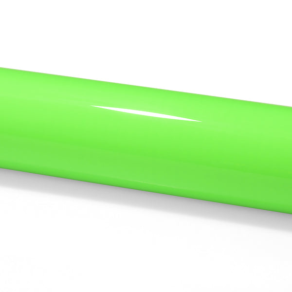Fluorescent Green Gloss Vinyl Wrap