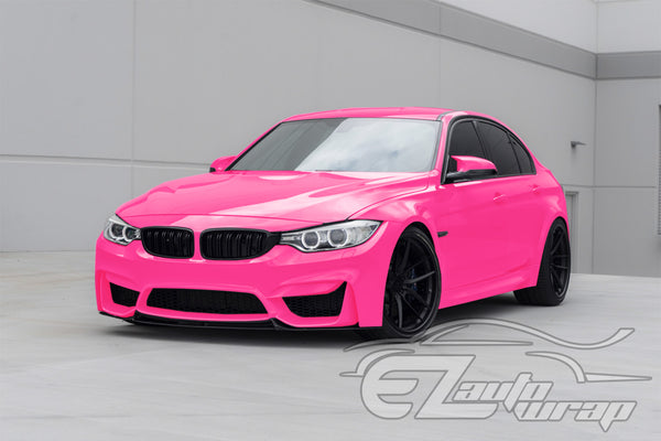 Fluorescent Pink Gloss Vinyl Wrap