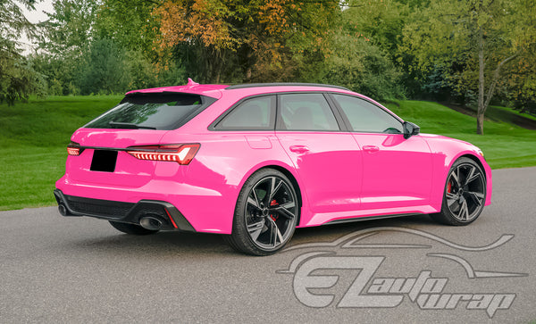 Fluorescent Pink Gloss Vinyl Wrap