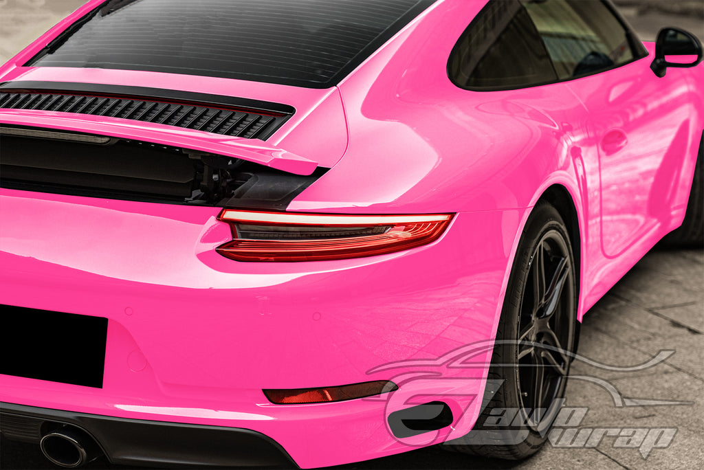 Pink Vinyl Wrap  Fast Application by Chicago Tinting