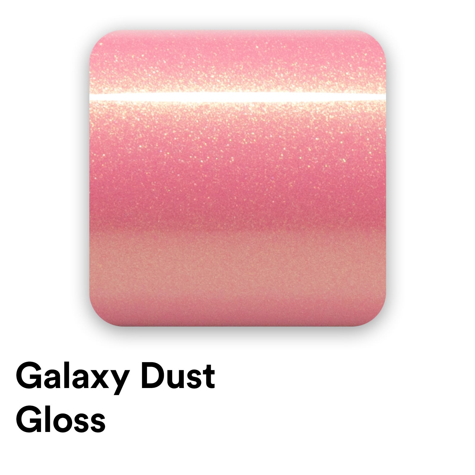 Galaxy Dust Gloss Pink Gold Vinyl Wrap