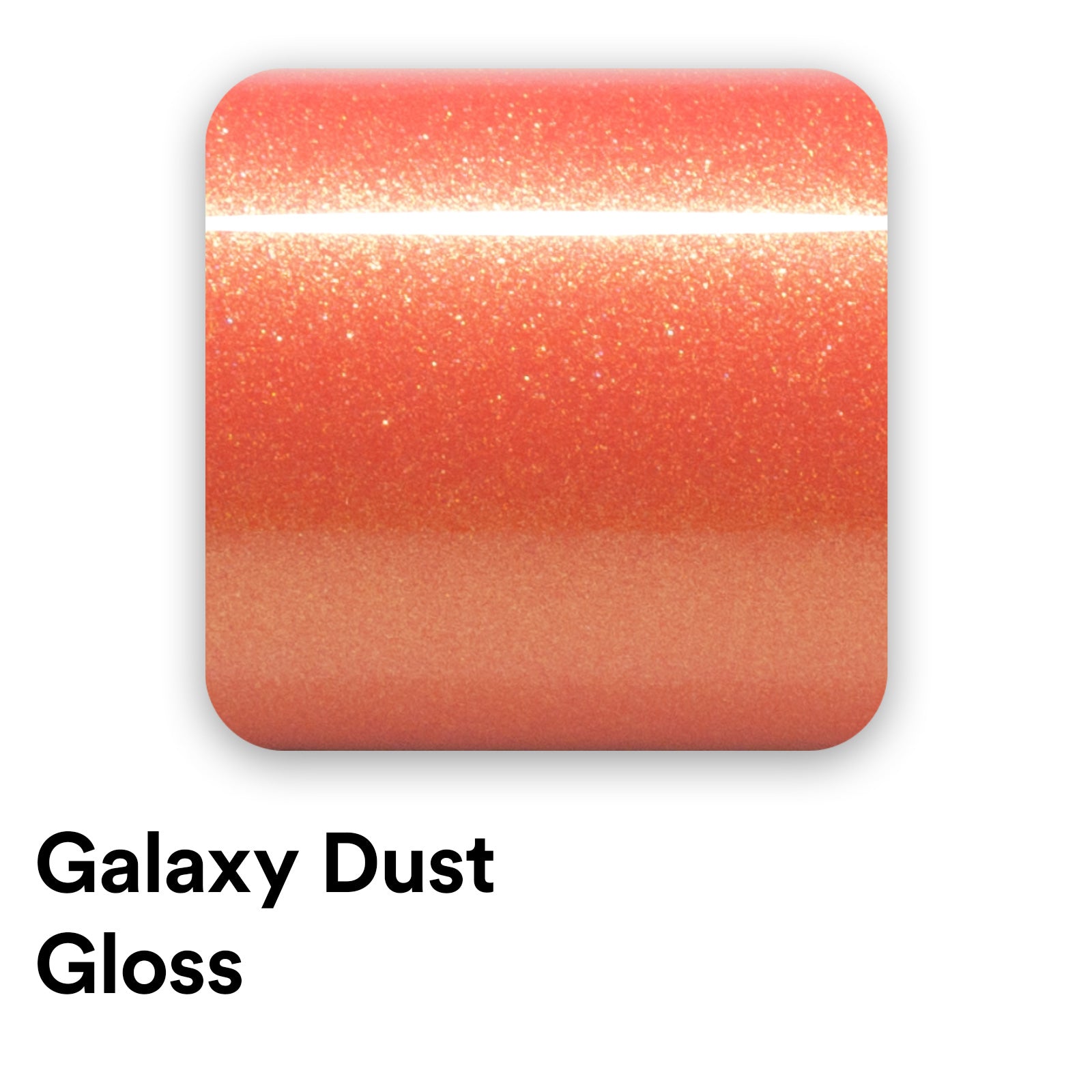 Galaxy Dust Gloss Orange Gold Vinyl Wrap