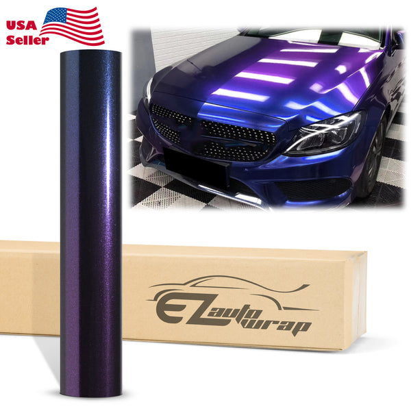 Galaxy Dust Gloss Purple Blue Vinyl Wrap