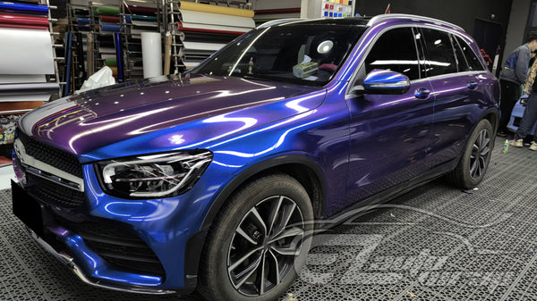 Galaxy Dust Gloss Purple Blue Vinyl Wrap