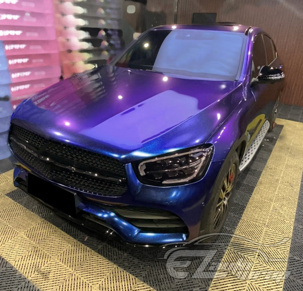Galaxy Dust Gloss Purple Blue Vinyl Wrap