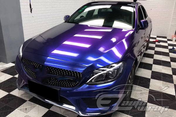 Galaxy Dust Gloss Purple Blue Vinyl Wrap