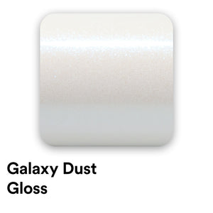 Galaxy Dust Gloss White Blue Vinyl Wrap
