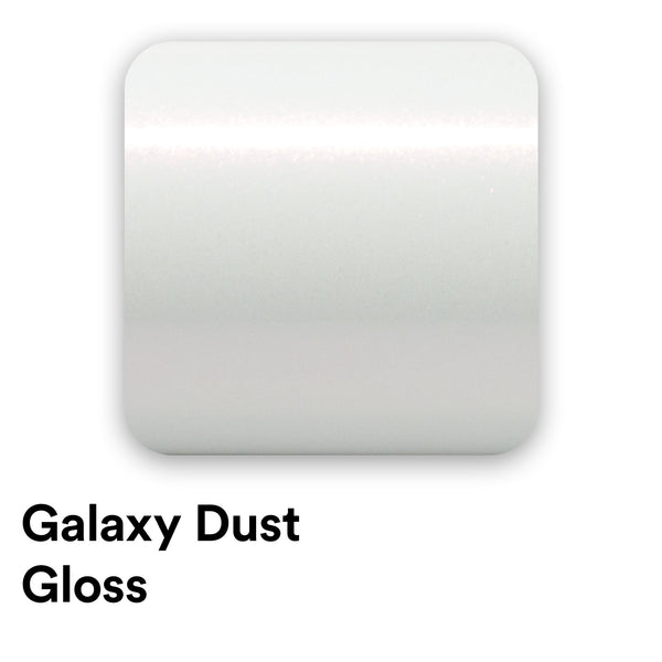 Galaxy Dust Gloss White Red Vinyl Wrap