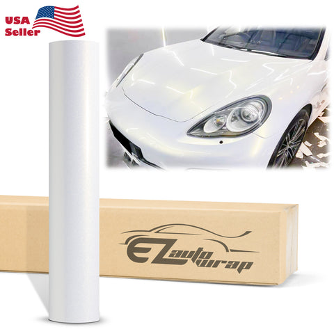 Galaxy Dust Gloss White Gold Color Shift Vinyl Wrap