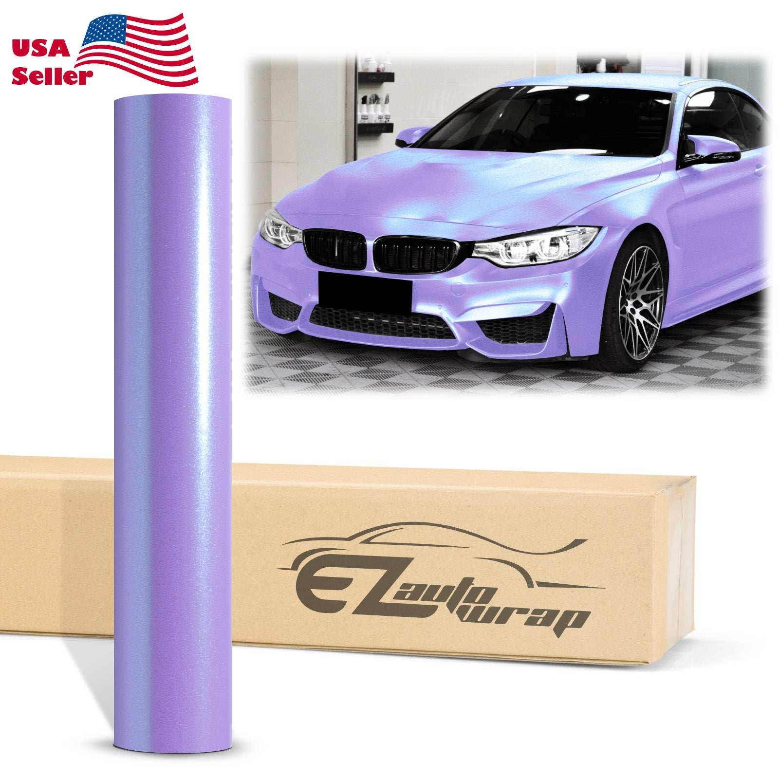 Galaxy Dust Matte Glacier Purple Vinyl Wrap