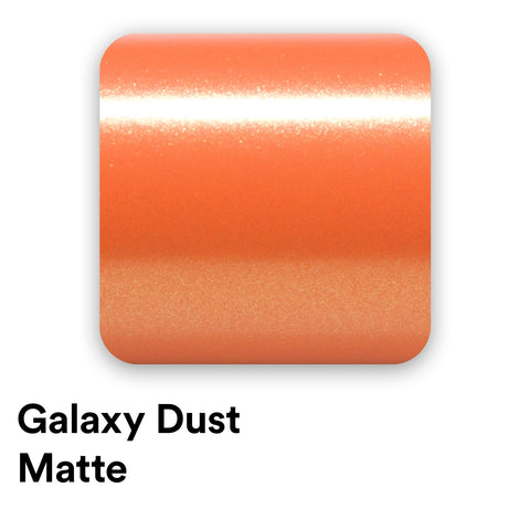 Galaxy Dust Matte Orange Gold Color Shift Vinyl Wrap