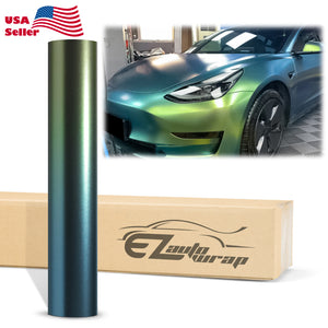 Galaxy Dust Matte Spring Green Vinyl Wrap