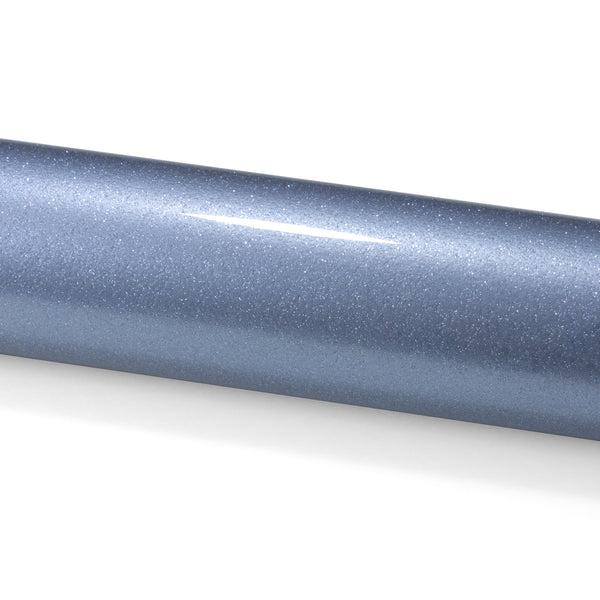 Gloss Diamond Glitter Frosted Blue Vinyl Wrap
