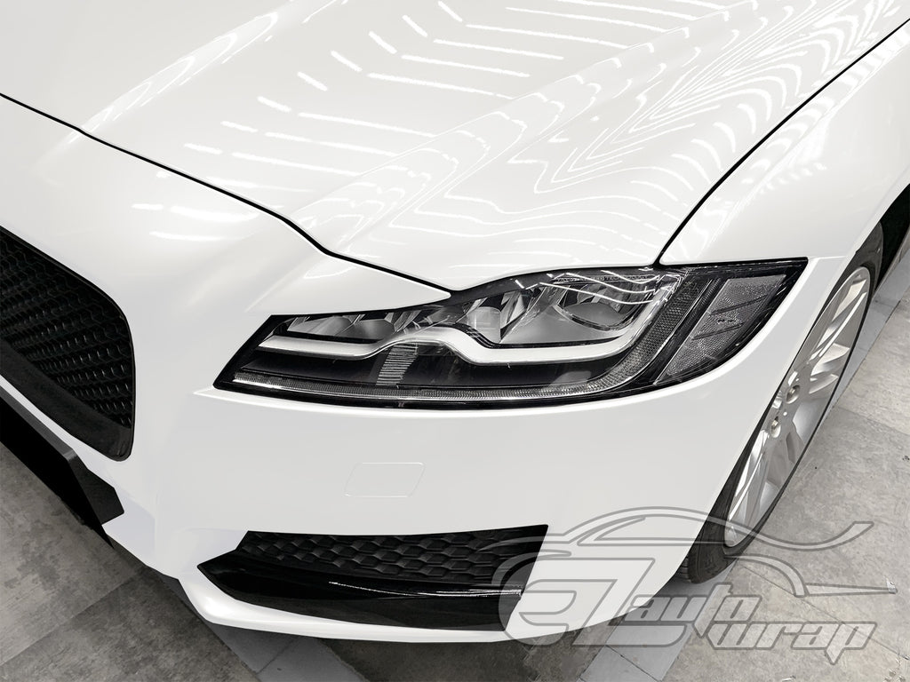 Gloss Metallic White Vinyl Wrap Car PET Liner – Car Vinyl Supplier