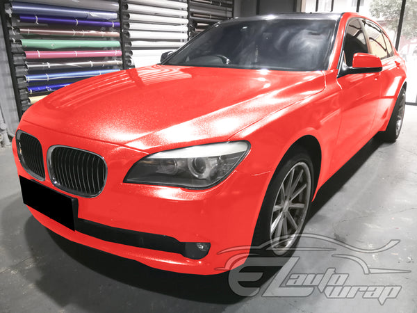 Sparkle Red Vinyl Wrap