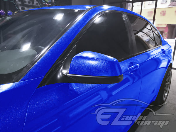Sparkle Royal Blue Vinyl Wrap