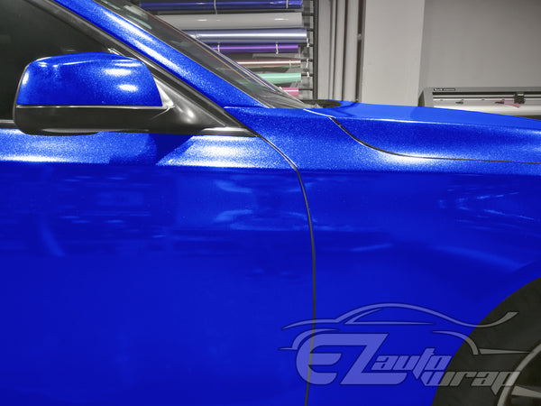 Sparkle Royal Blue Vinyl Wrap