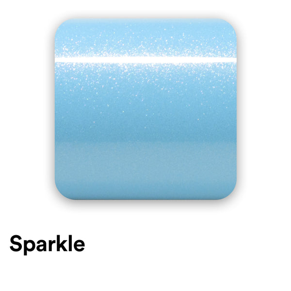 Sparkle Light Blue Vinyl Wrap