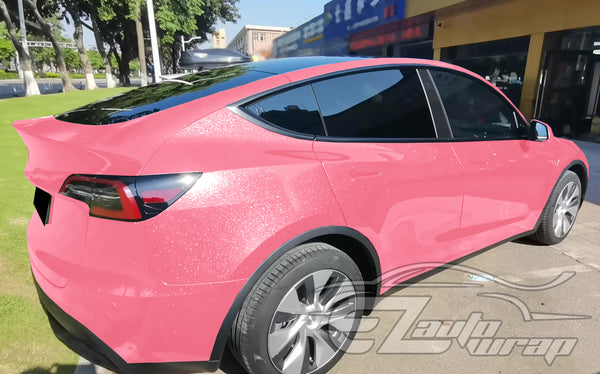 Sparkle Pink Vinyl Wrap