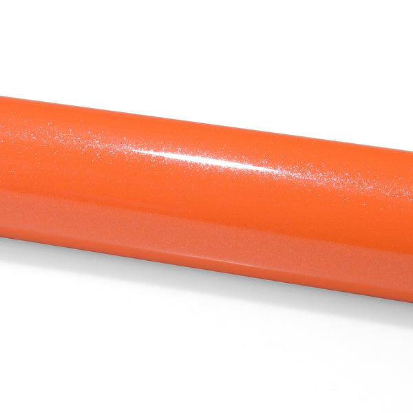 Sparkle Orange Vinyl Wrap