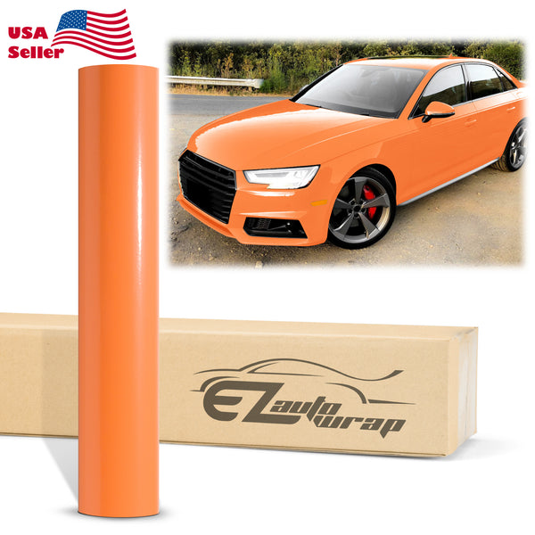 Gloss Orange Vinyl Wrap