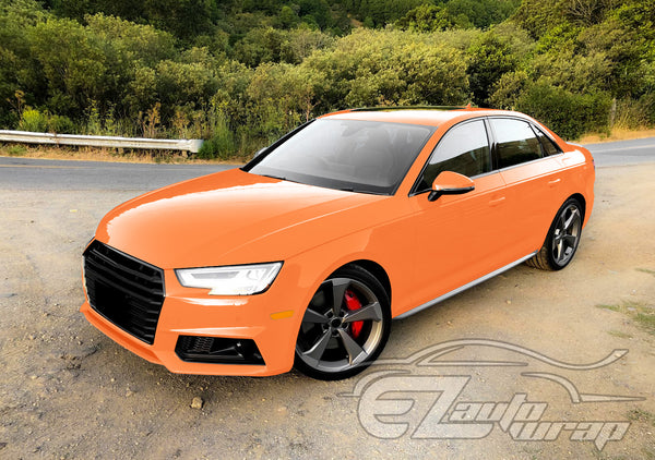 Gloss Orange Vinyl Wrap