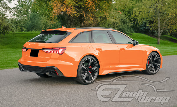 Gloss Orange Vinyl Wrap