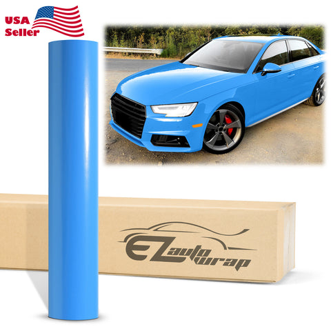 Gloss Sky Blue Vinyl Wrap