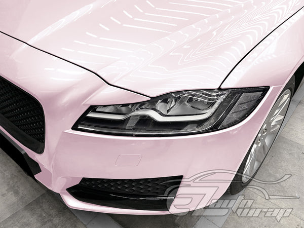 Gloss Pearlescent Cherry Pink Vinyl Wrap