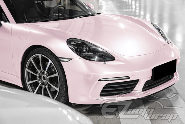 Gloss Pearlescent Cherry Pink Vinyl Wrap