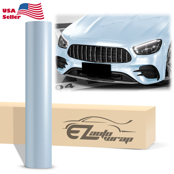 Gloss Pearlescent Baby Blue Vinyl Wrap