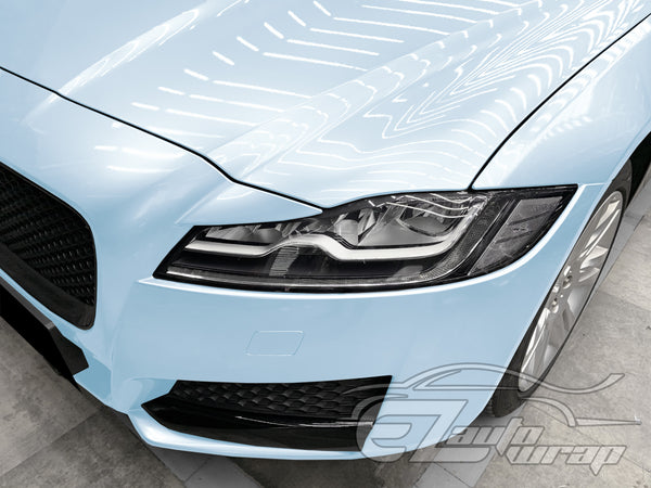 Gloss Pearlescent Baby Blue Vinyl Wrap