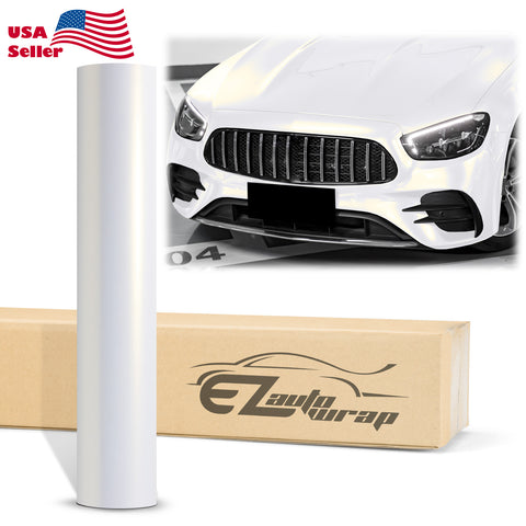 Gloss Pearl White to Gold Vinyl Wrap