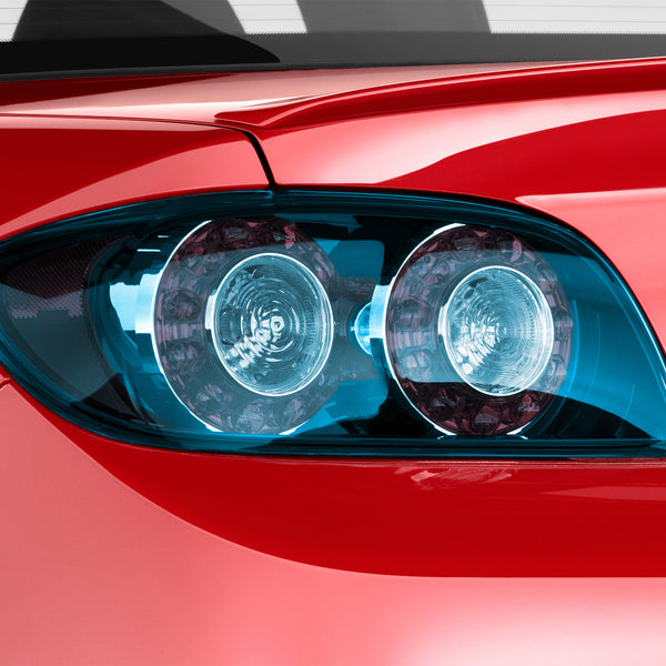 Tint Dark Blue Glossy Taillight Headlight Film