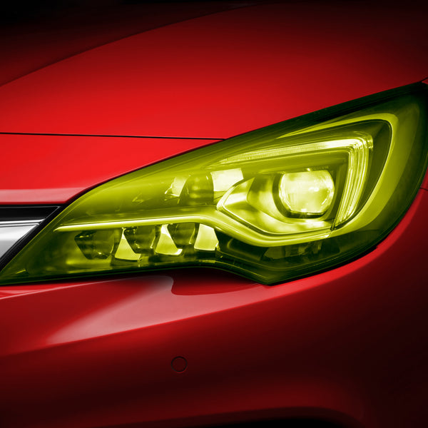 Tint Neon Yellow Glossy Taillight Headlight Film