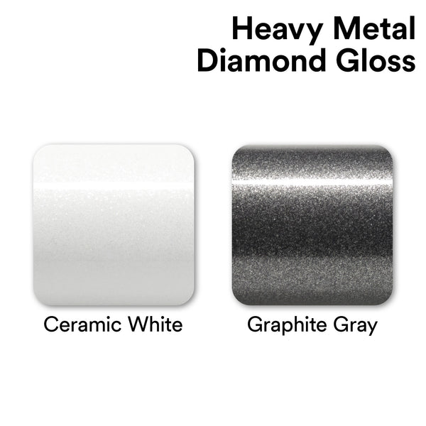 Heavy Metal Diamond Gloss Graphite Gray Vinyl Wrap