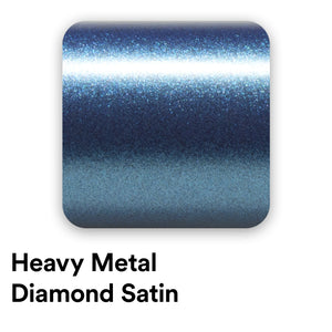 Heavy Metal Diamond Satin Caribbean Blue Vinyl Wrap