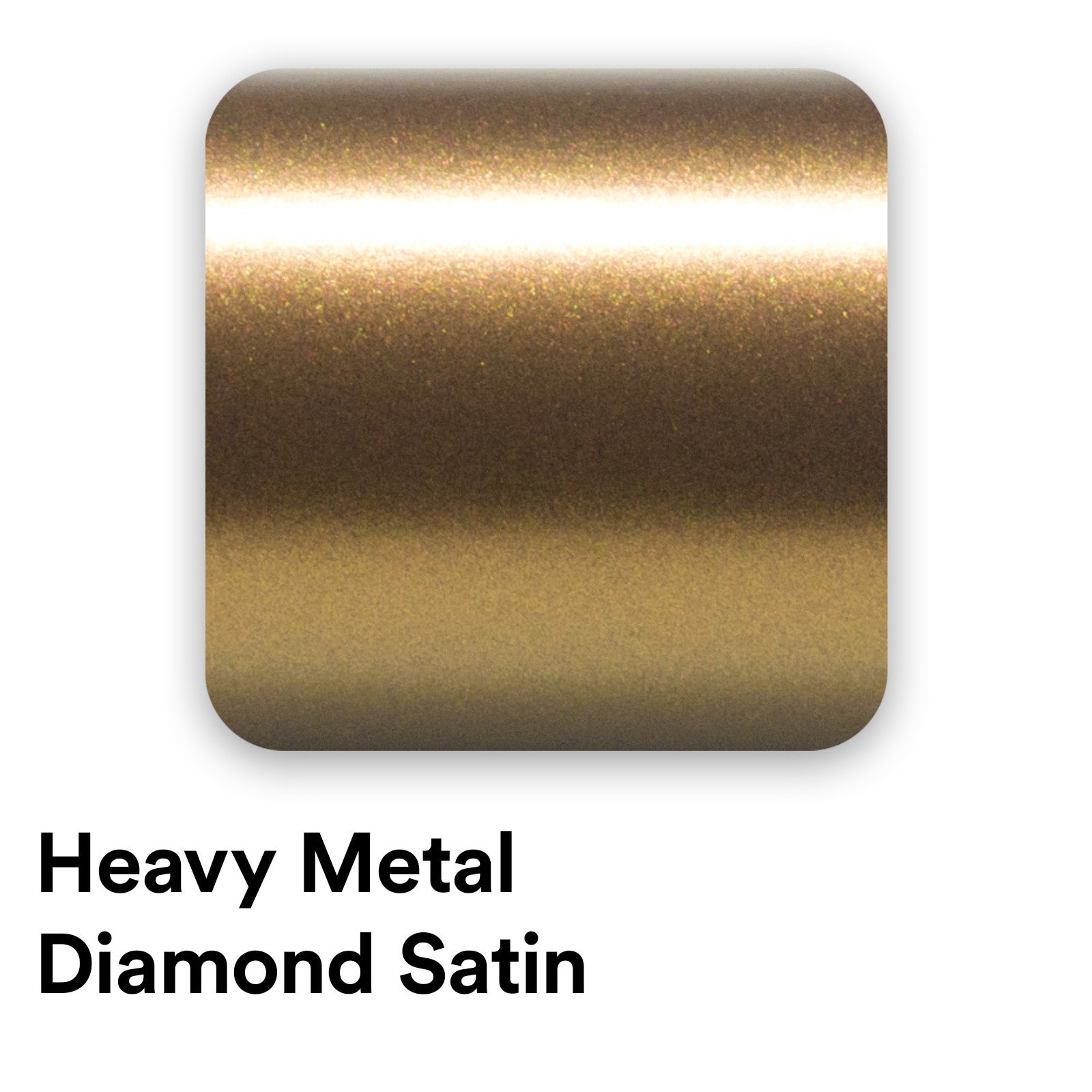 Heavy Metal Diamond Satin Solid Bronze Vinyl Wrap