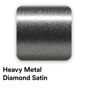 Heavy Metal Diamond Satin Black Lead Vinyl Wrap