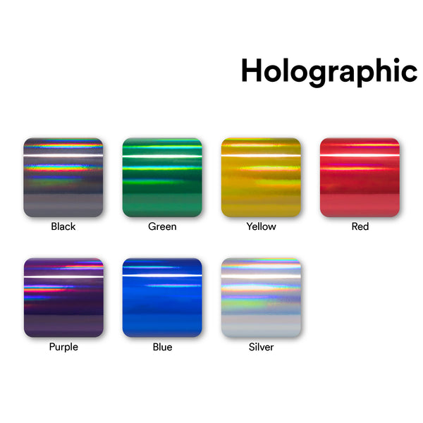 Holographic Black Rainbow Vinyl Wrap
