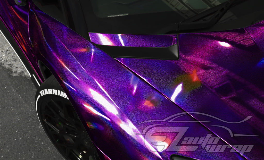 ESSMO™ Purple Glitter Sparkle Heat Transfer Vinyl HTV DG12 – EzAuto Wrap