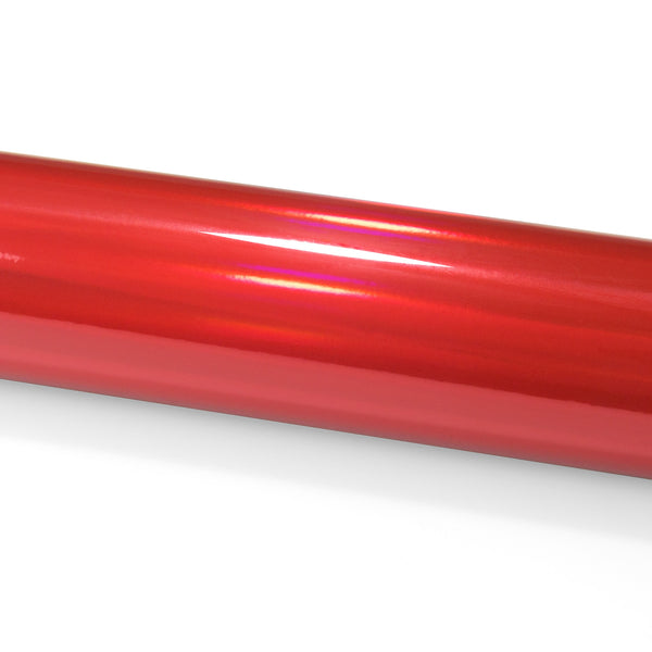 Holographic Red Rainbow Vinyl Wrap