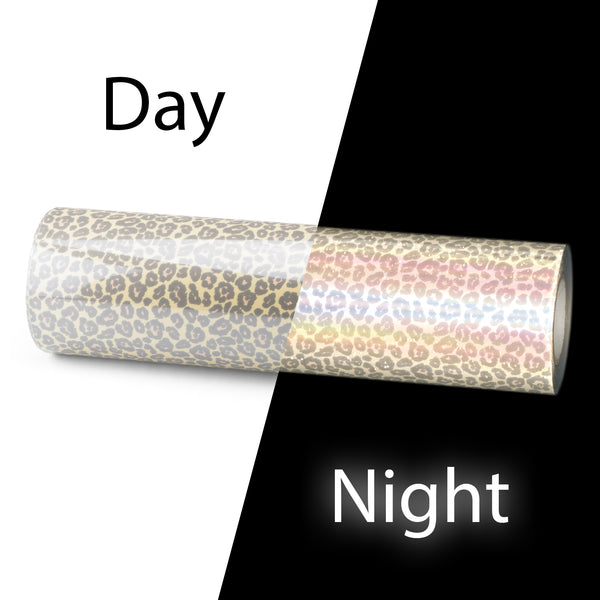 ESSMO™ Brown Leopard Reflective Heat Transfer Vinyl HTV PR11