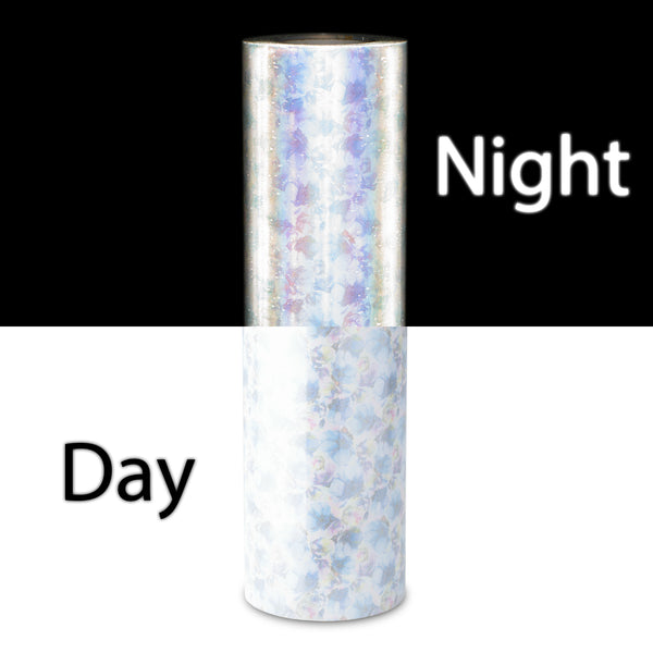 ESSMO™ Floral Blue Reflective Heat Transfer Vinyl HTV PR33
