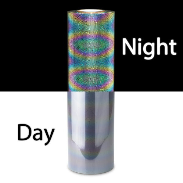 ESSMO™ Op Pattern Rainbow Reflective Heat Transfer Vinyl HTV RR03
