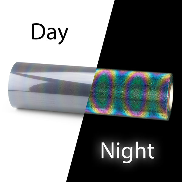 ESSMO™ Op Pattern Rainbow Reflective Heat Transfer Vinyl HTV RR03